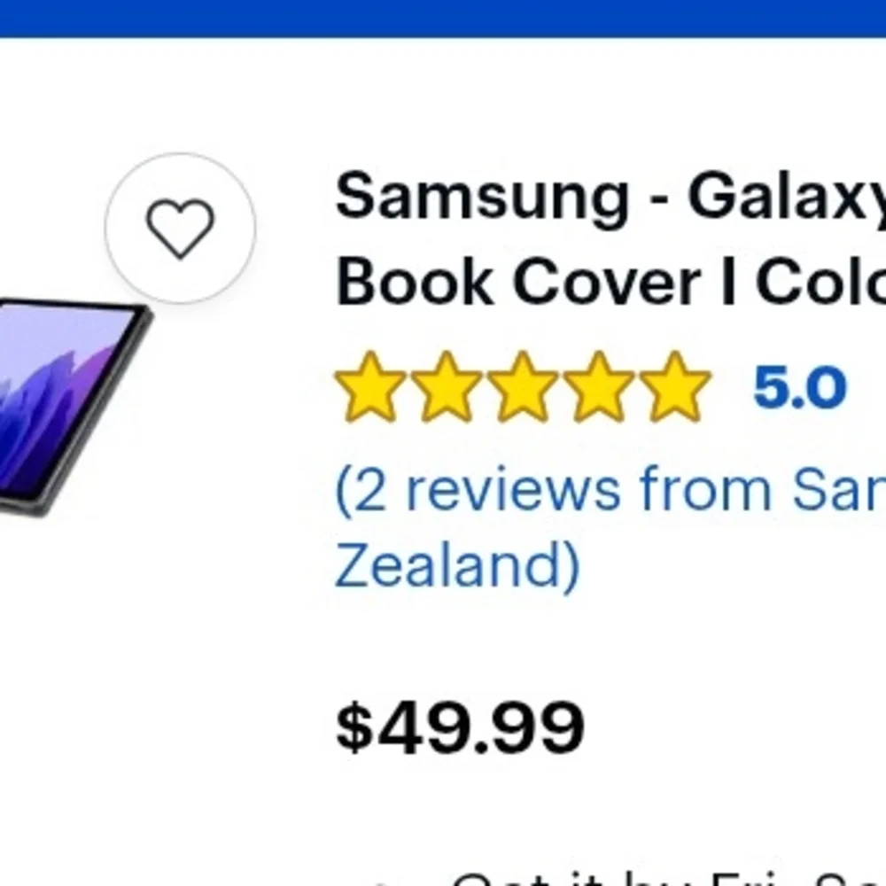 NEW! Samsung Galaxy Tab A7 Protective Cover - Gray